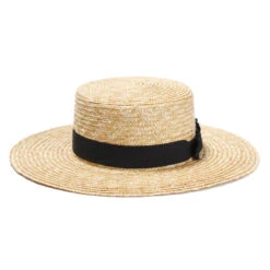 Chapeau Canotier Avec Un Nœud Papillon -Chapeau Chic Soldes 5041 awoto8