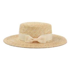 Chapeau Canotier Avec Un Nœud Papillon -Chapeau Chic Soldes 5044 twhlti