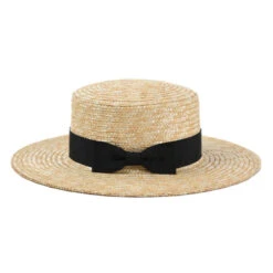 Chapeau Canotier Avec Un Nœud Papillon -Chapeau Chic Soldes 5046 qqx6zf
