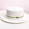 Chapeau Canotier Avec La Lettre M 2 Chapeau Canotier Avec La Lettre M -Chapeau Chic Soldes 5071 chpw9c