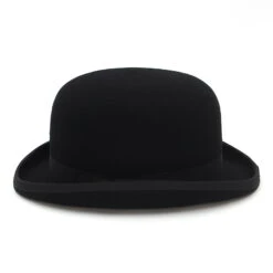 Chapeau Melon Noir à Boucle -Chapeau Chic Soldes 5452 hjbsfn