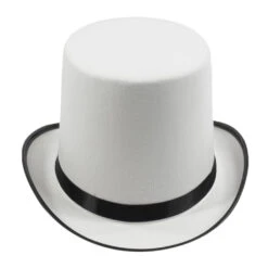 Chapeau Haut-de-forme Blanc 9 Chapeau Haut-de-forme Blanc -Chapeau Chic Soldes 590 0cpyy5