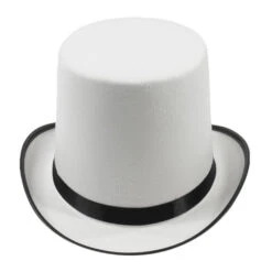 Chapeau Haut-de-forme Blanc 12 Chapeau Haut-de-forme Blanc -Chapeau Chic Soldes 590 jjziyz