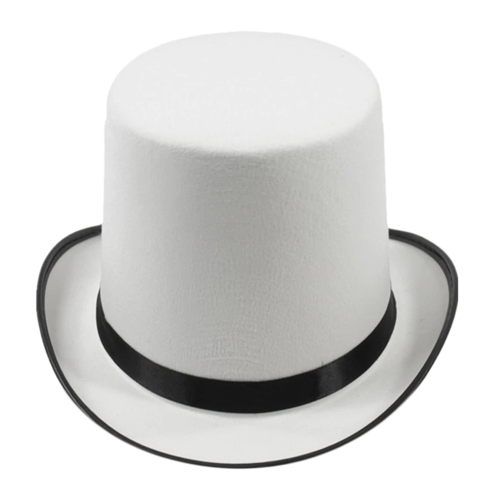 Chapeau Haut-de-forme Blanc 7 Chapeau Haut-de-forme Blanc – Image 5