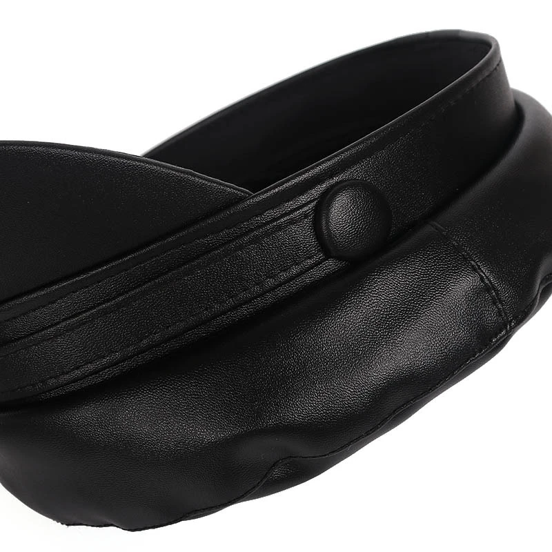 Chapeau Marin Style Casquette Similicuir 4 Chapeau Marin Style Casquette Similicuir – Image 2