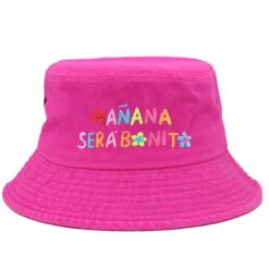 Bob En Coton Brodé Mañana Será Bonito Inspiré De Karol G 13 Bob En Coton Brodé Mañana Será Bonito Inspiré De Karol G -Chapeau Chic Soldes 6 24