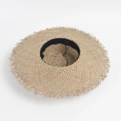 Chapeau Canotier En Paille Tissée 8 Chapeau Canotier En Paille Tissée -Chapeau Chic Soldes 6 31