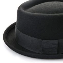 Chapeau Pork Pie En Feutre -Chapeau Chic Soldes 6234 64b9b3