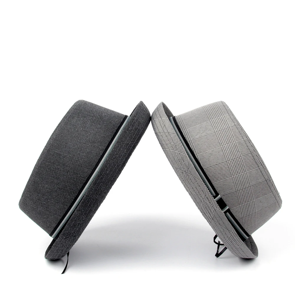 Chapeau Pork Pie à Carreaux 3 Chapeau Pork Pie à Carreaux