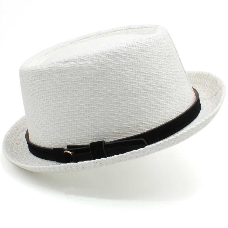 Chapeau Pork Pie En Paille Avec Ceinture 7 Chapeau Pork Pie En Paille Avec Ceinture – Image 5