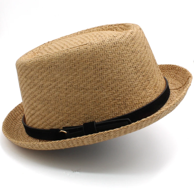 Chapeau Pork Pie En Paille Avec Ceinture 10 Chapeau Pork Pie En Paille Avec Ceinture – Image 8