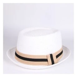 Chapeau Pork Pie En Paille Avec Ruban 25 Chapeau Pork Pie En Paille Avec Ruban -Chapeau Chic Soldes 6290 c3fzka