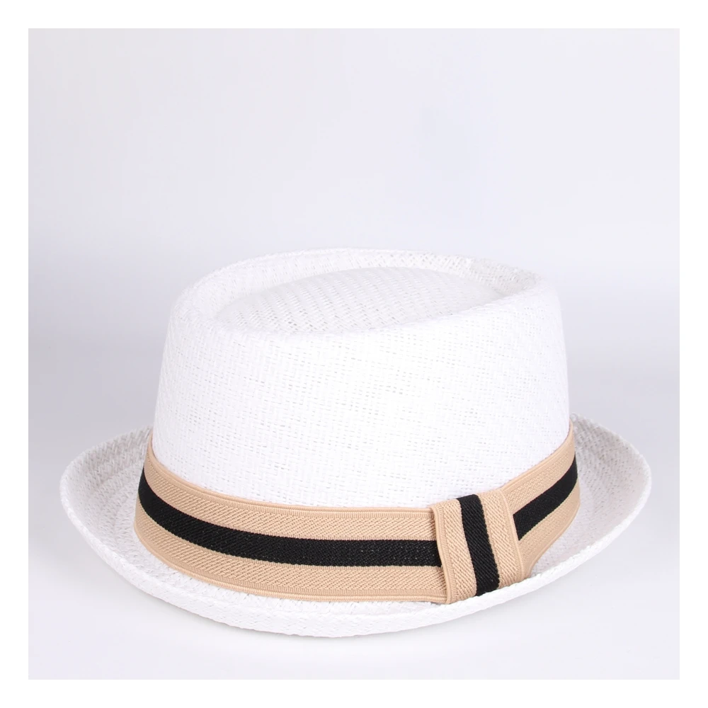 Chapeau Pork Pie En Paille Avec Ruban 12 Chapeau Pork Pie En Paille Avec Ruban – Image 10