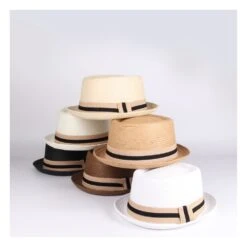 Chapeau Pork Pie En Paille Avec Ruban 29 Chapeau Pork Pie En Paille Avec Ruban -Chapeau Chic Soldes 6290 dd5688