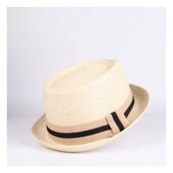 Chapeau Pork Pie En Paille Avec Ruban 27 Chapeau Pork Pie En Paille Avec Ruban -Chapeau Chic Soldes 6290 ehemhn