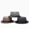 Chapeau Pork Pie En Coton Et Lin à Carreaux 2 Chapeau Pork Pie En Coton Et Lin à Carreaux -Chapeau Chic Soldes 6311 42c7b1