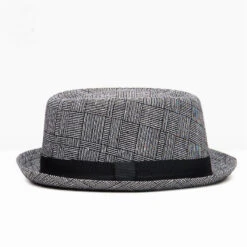 Chapeau Pork Pie En Coton Et Lin à Carreaux 10 Chapeau Pork Pie En Coton Et Lin à Carreaux -Chapeau Chic Soldes 6311 78lzc3