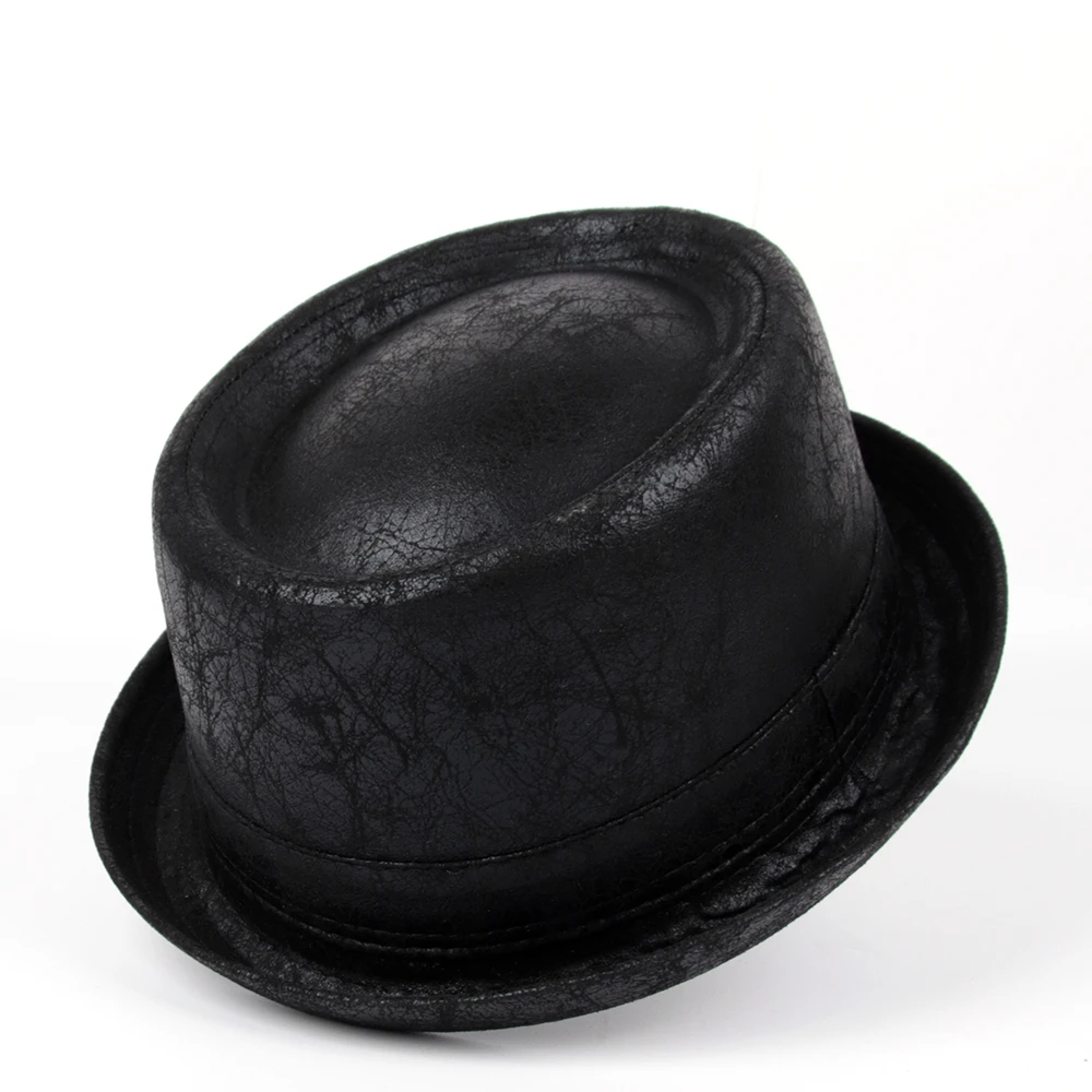 Chapeau Pork Pie En Cuir 6 Chapeau Pork Pie En Cuir – Image 4