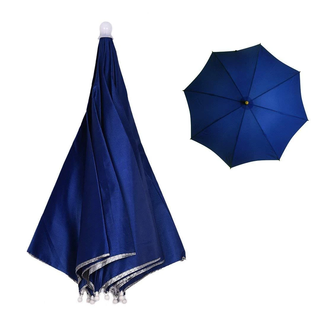 Chapeau Parapluie Double Couche Bleu 6 Chapeau Parapluie Double Couche Bleu – Image 4