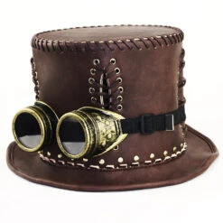 Chapeau Haut De Forme En Similicuir Style Médecin Steampunk 10 Chapeau Haut De Forme En Similicuir Style Médecin Steampunk -Chapeau Chic Soldes 710 iavq9y