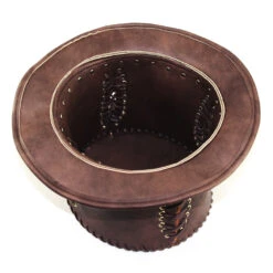 Chapeau Haut De Forme En Similicuir Style Médecin Steampunk 12 Chapeau Haut De Forme En Similicuir Style Médecin Steampunk -Chapeau Chic Soldes 710 sqndrl