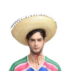 Chapeau De Paille Mexicain -Chapeau Chic Soldes 7109 vg41bt