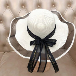 Chapeau Breton En Paille Et Tulle -Chapeau Chic Soldes 7163 dhpwdm