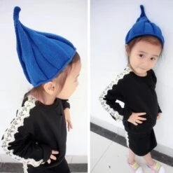 Chapeau Pointu En Maille Pour Enfant 14 Chapeau Pointu En Maille Pour Enfant -Chapeau Chic Soldes 7304 6qbnck