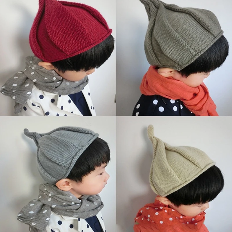 Chapeau Pointu En Maille Pour Enfant 4 Chapeau Pointu En Maille Pour Enfant – Image 2