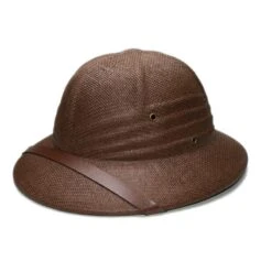 Chapeau Colonial En Paille Pour Adultes -Chapeau Chic Soldes 7698 4inwgz