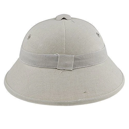 Chapeau Colonial En Tissu Gris 4 Chapeau Colonial En Tissu Gris – Image 2