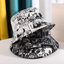 Chapeau Bob Luffy One Piece Noir Et Blanc
