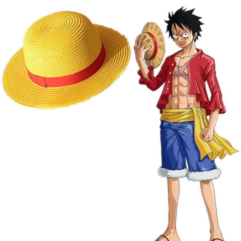 Chapeau Luffy One Piece Jaune 3 Chapeau Luffy One Piece Jaune