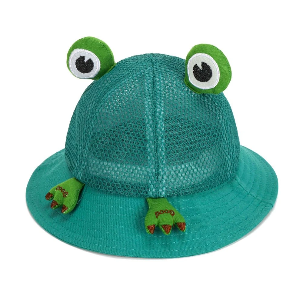 Chapeau Grenouille D’été En Maille Pour Enfant 11 Chapeau Grenouille D’été En Maille Pour Enfant – Image 9