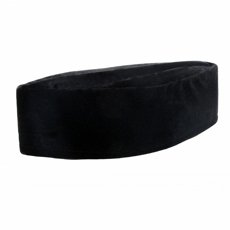 Chapeau Arabe Kufi En Velours Noir 5 Chapeau Arabe Kufi En Velours Noir – Image 3