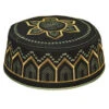 Chapeau Arabe Kufi De Prière Noir 2 Chapeau Arabe Kufi De Prière Noir -Chapeau Chic Soldes 8645 gjpwwb