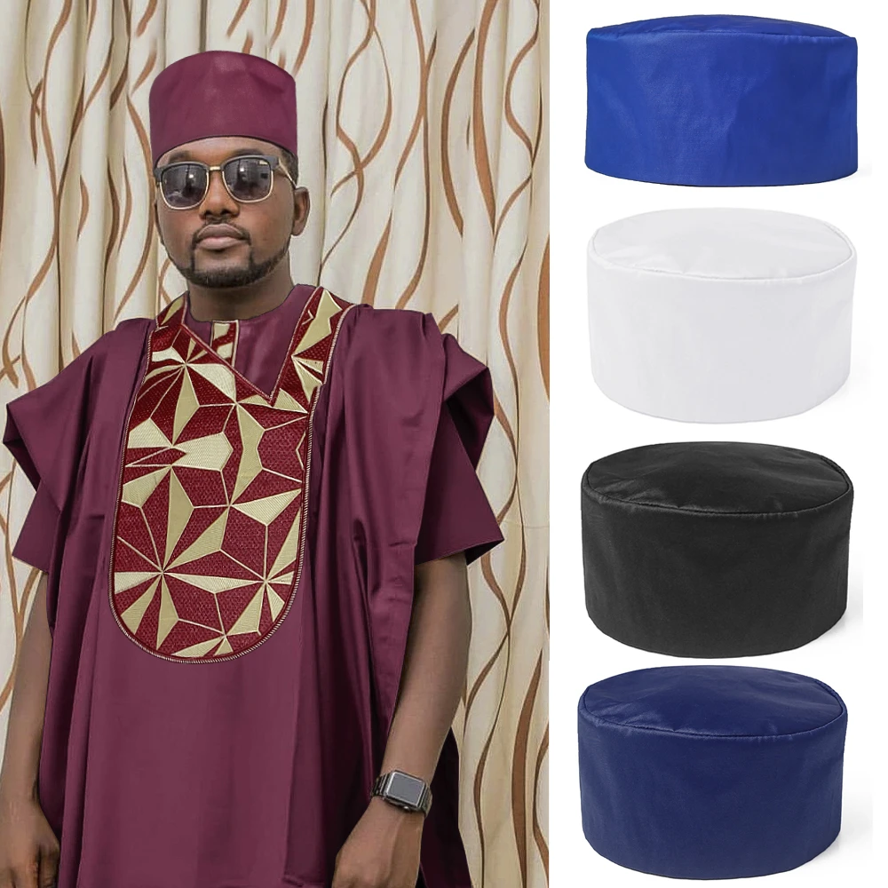 Chapeau Africain Satiné Pour Homme 3 Chapeau Africain Satiné Pour Homme