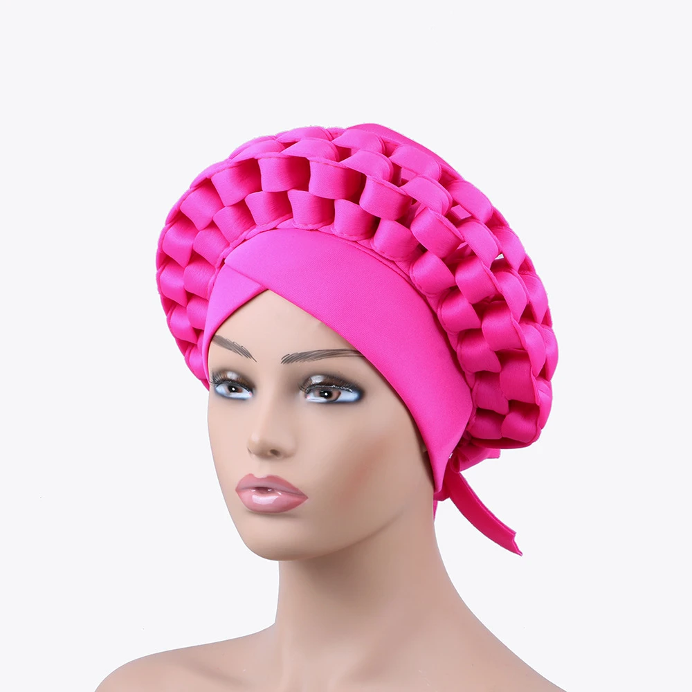 Chapeau Turban Africain Style Nigérian Pour Femme 11 Chapeau Turban Africain Style Nigérian Pour Femme – Image 9