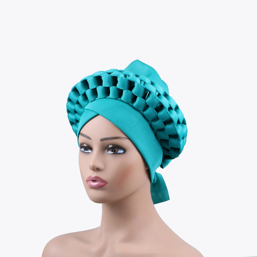 Chapeau Turban Africain Style Nigérian Pour Femme 12 Chapeau Turban Africain Style Nigérian Pour Femme – Image 10