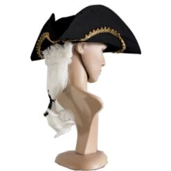 Chapeau Tricorne à Perruque D’époque 9 Chapeau Tricorne à Perruque D’époque -Chapeau Chic Soldes 9098 duu6l9