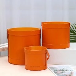 Boîte à Chapeau Colorée En Similicuir 18 Boîte à Chapeau Colorée En Similicuir -Chapeau Chic Soldes 9439 b316c1