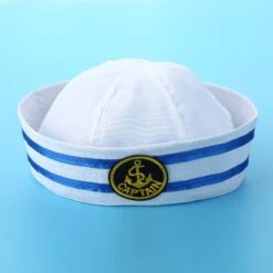 Chapeau De Capitaine Motif Marinière Pour Enfant 12 Chapeau De Capitaine Motif Marinière Pour Enfant -Chapeau Chic Soldes 9652 iiuqmn