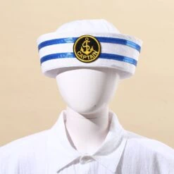 Chapeau De Capitaine Motif Marinière Pour Enfant 16 Chapeau De Capitaine Motif Marinière Pour Enfant -Chapeau Chic Soldes 9652 nwd4he