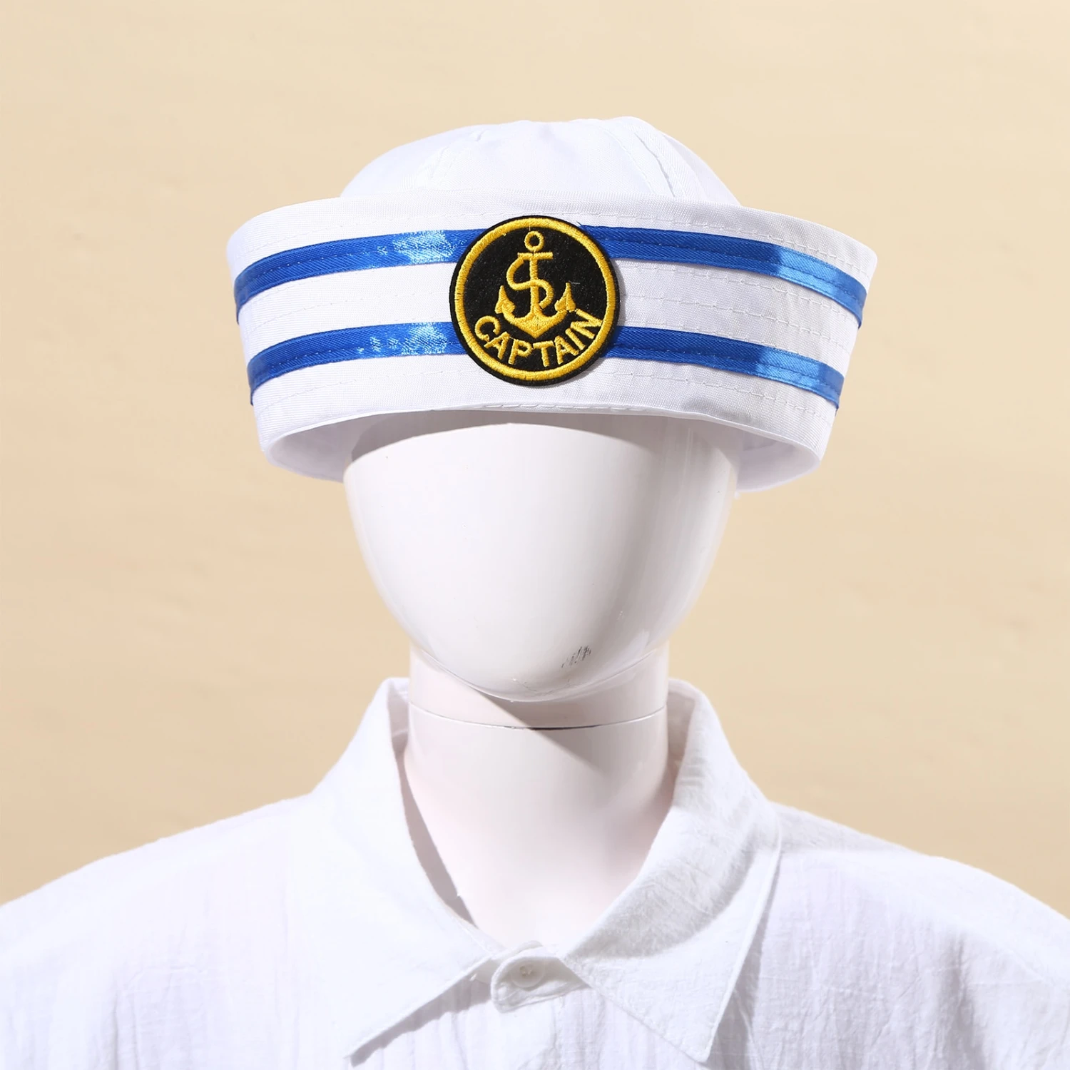 Chapeau De Capitaine Motif Marinière Pour Enfant 9 Chapeau De Capitaine Motif Marinière Pour Enfant – Image 7