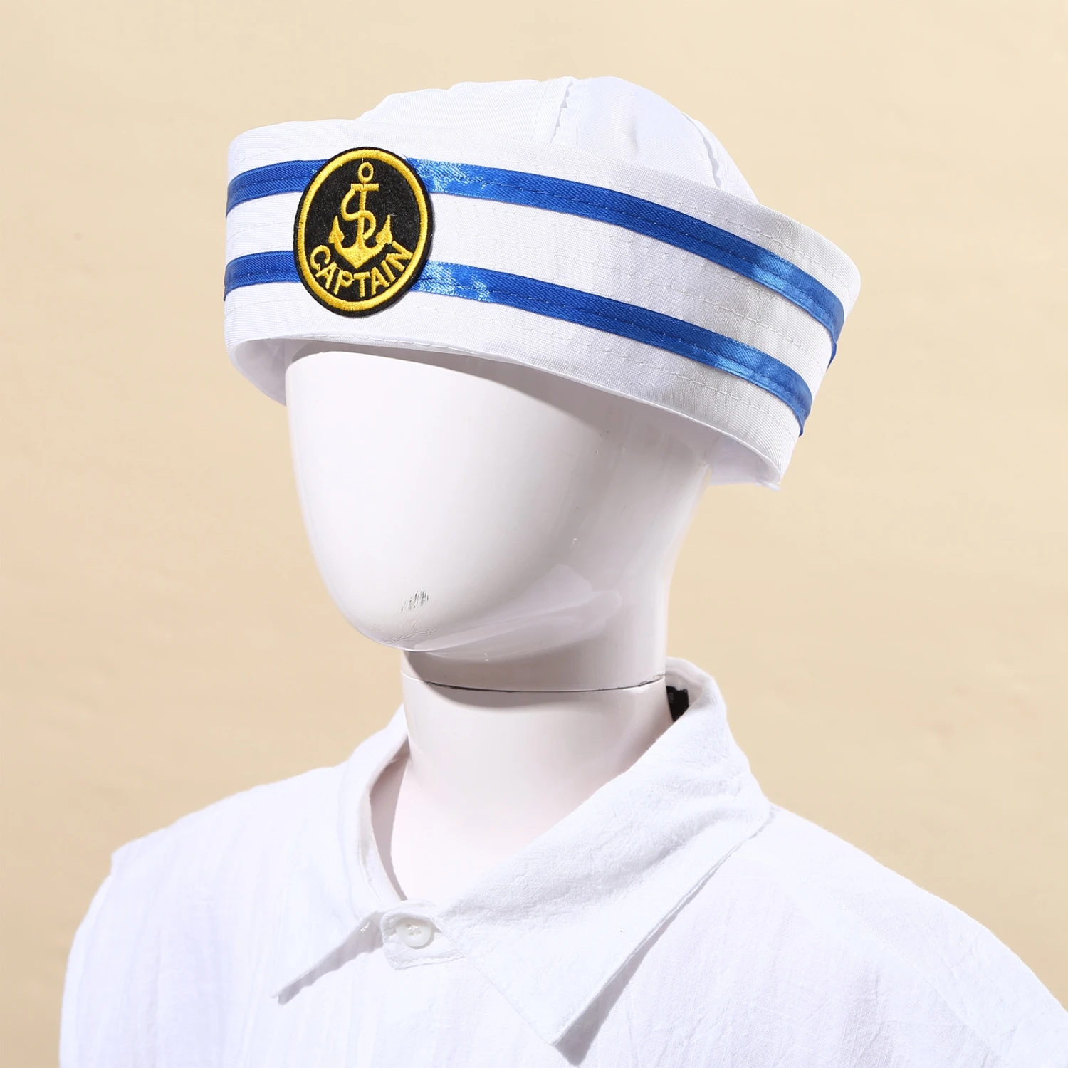Chapeau De Capitaine Motif Marinière Pour Enfant 10 Chapeau De Capitaine Motif Marinière Pour Enfant – Image 8