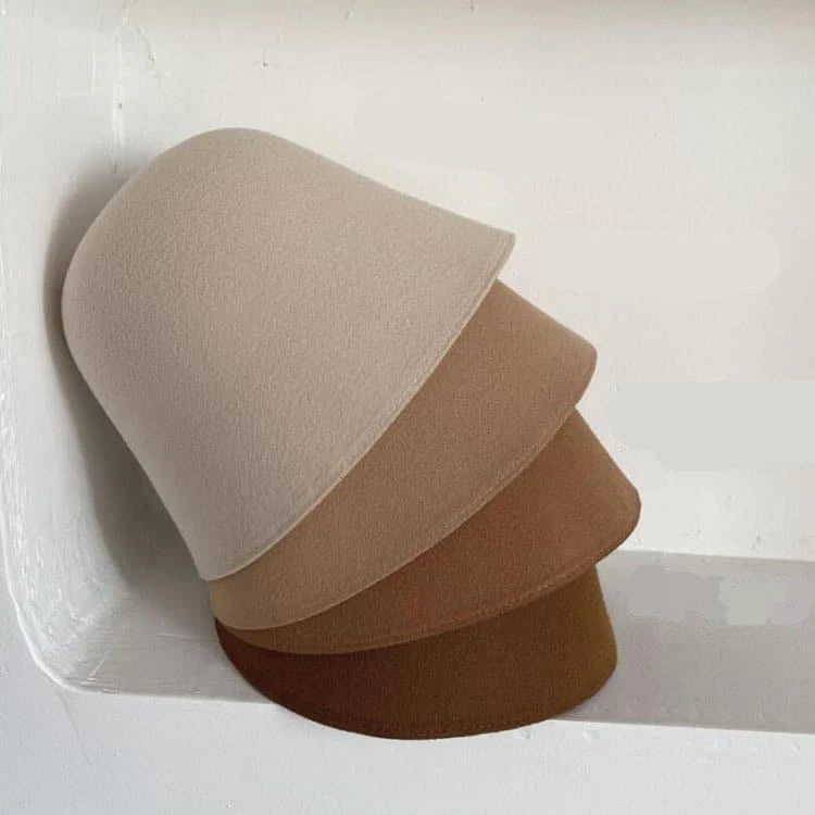 Chapeau Cloche Minimaliste En Feutre De Laine 7 Chapeau Cloche Minimaliste En Feutre De Laine – Image 5