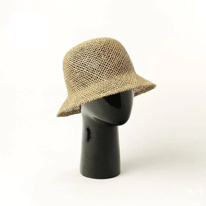 Chapeau Cloche En Paille Tissé Main 4 Chapeau Cloche En Paille Tissé Main – Image 2