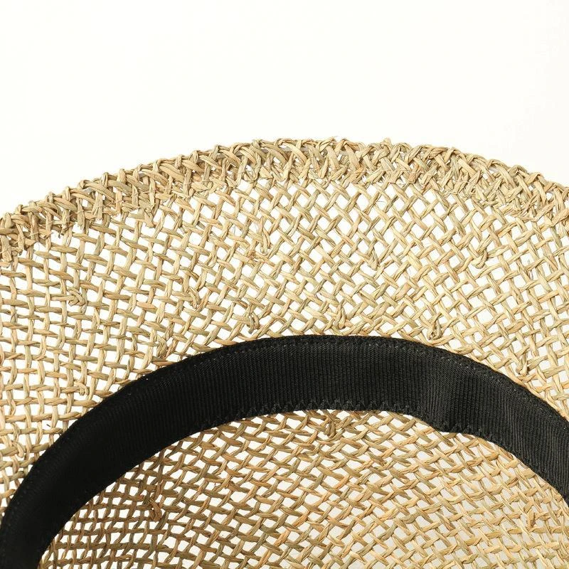 Chapeau Cloche En Paille Tissé Main 7 Chapeau Cloche En Paille Tissé Main – Image 5