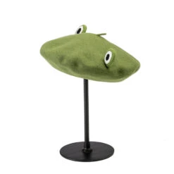 Béret En Laine Vert Forme Grenouille 11 Béret En Laine Vert Forme Grenouille -Chapeau Chic Soldes 9879 r8dwno