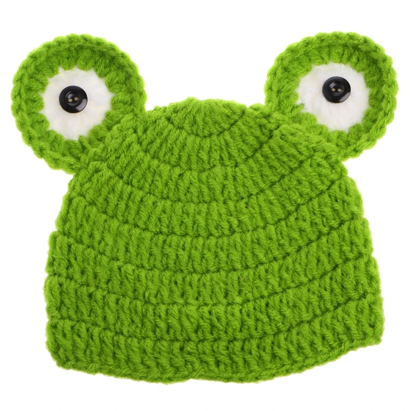 Bonnet Vert Grenouille Pour Bébé 4 Bonnet Vert Grenouille Pour Bébé – Image 2